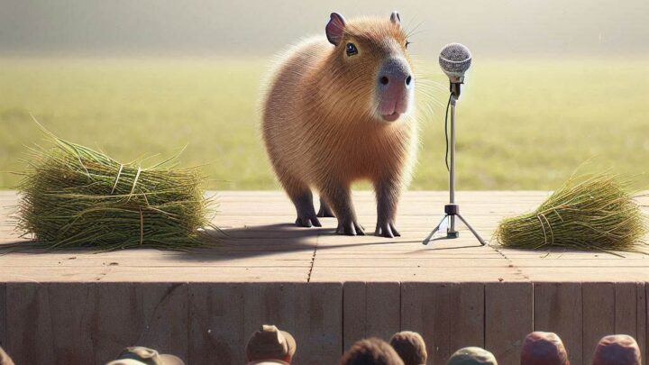 Capibara cantante