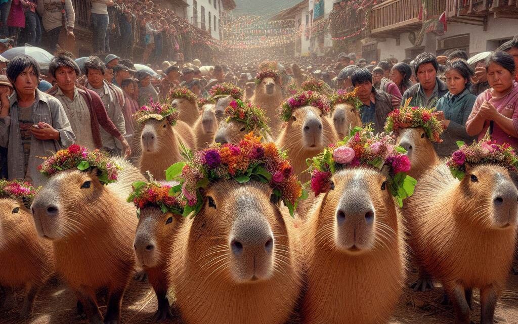 festa dei capibara Perù